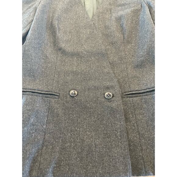 VTG Richtone  100% wool charcoal ladies jacket 10 - Picture 6 of 9